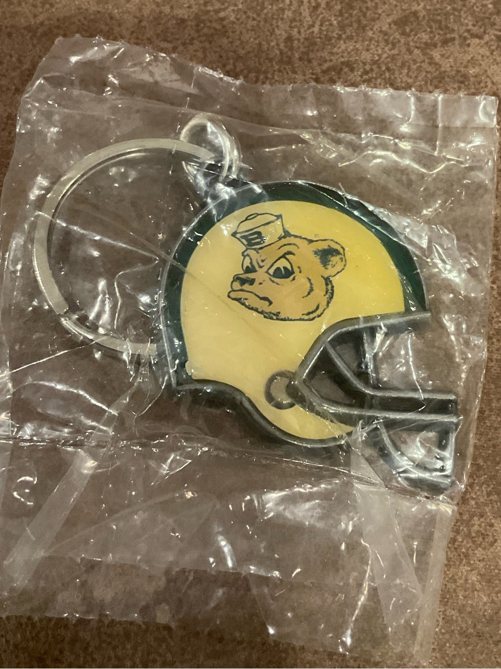 Baylor Sailor Bear Metal Keychain